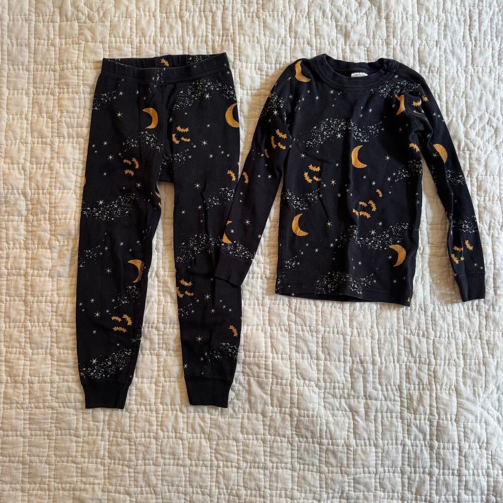 Hanna Andersson Organic Cotton Night Sky Print Pajama Set — Size 5